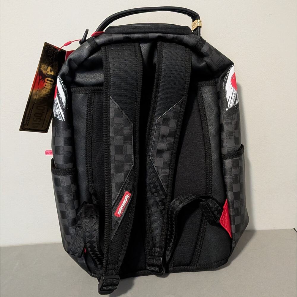 Sprayground Shark Bite MIDNIGHT SHADOW BACKPACK NWT Bookbag - Picture 2 of 8